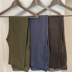 J Crew Men’s Slim Fit Chinos (3x)